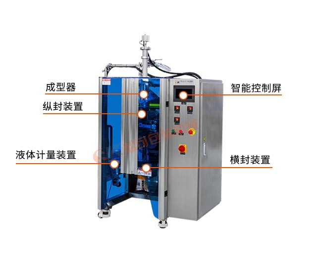 全自動(dòng)羊湯湯汁液體包裝機(jī)圖片