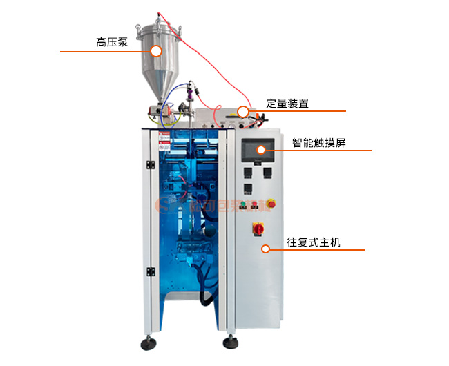 芥末芥辣醬自動包裝機(jī)指示圖